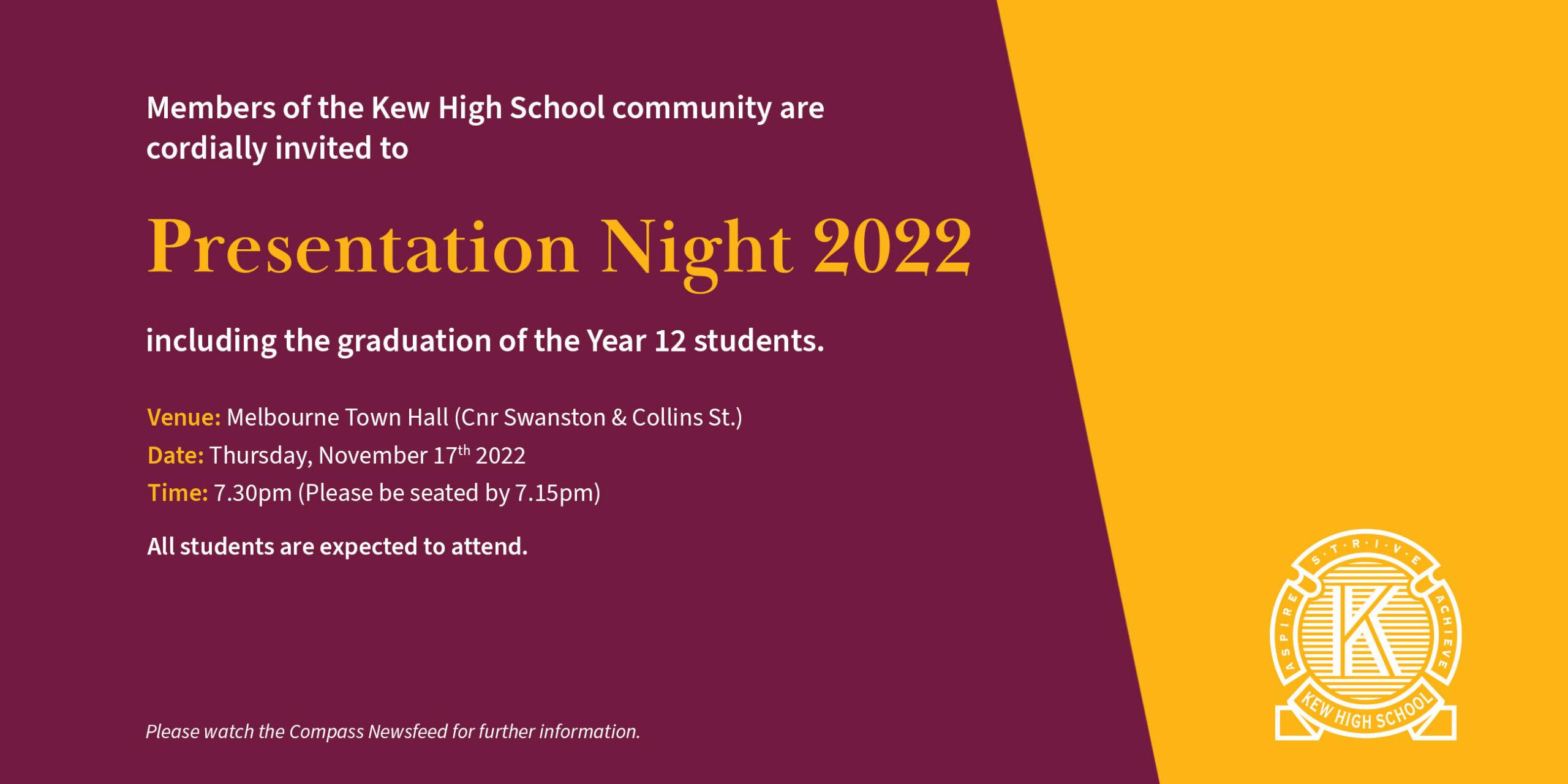 presentation-night-2022-kew-high-school